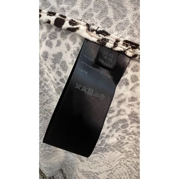 Free People Wild‎ Nights Duster Womens Size XS animal Print Long Sleeve - Image 6