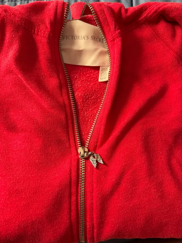 Victoria's Secret Sequin Wing Angel Sweatshirt zip-up - Image 3