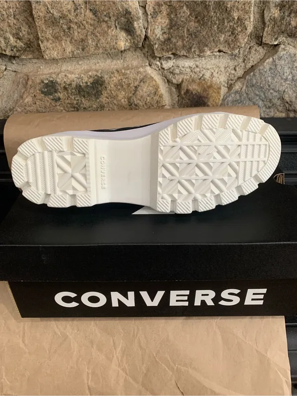 Converse CTAS Lugged Hi Platform Sneakers 565901C Black Canvas Women's 7.5 New - Image 7