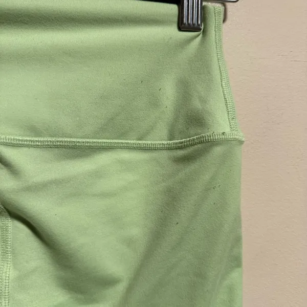ALO Yoga Green Bike Shorts High-Rise Performance- Size XS - Image 3