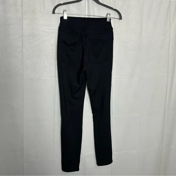 NWT Halara Black Ruffle Waist Band‎ Casual Athletic Pants Size XS - Image 2