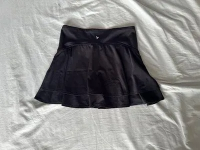 Old Navy High-Waisted PowerSoft Skort Light Black Heather Sz Small ($36.99) - Image 2