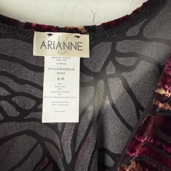 Arianne Tank Top Y2k Goth Small‎ Purple Black Velvet Buckle Whimsigoth Witchy - Image 4
