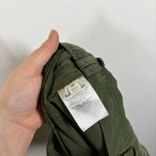 Reformation Jackson Straight Leg Cargo Pant Size 0 PETITE - Image 8
