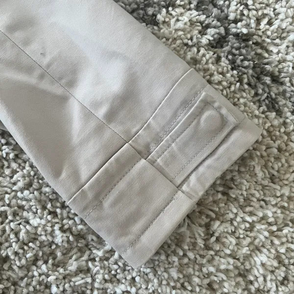ZARA GUC  Light Bone Pleated Back Coat - Image 7