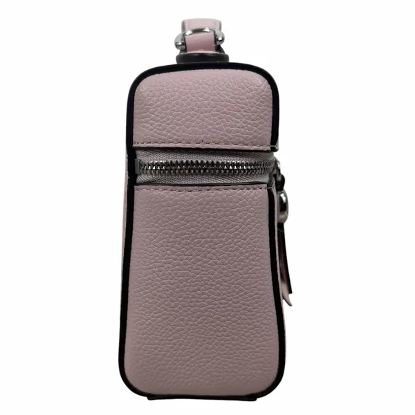 Tory Burch Slim Romy Top Handle Bag Leather Crossbody Bag Rose Pink - Image 8