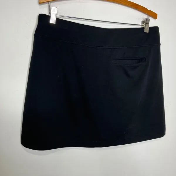 PGA tour black golf skort‎ skirt activewear athletic casual women's size large - Image 4
