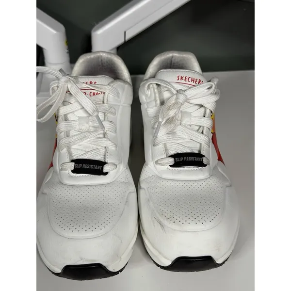 Skechers Ricardo Cavolo Women's White Composite Toe Work Shoe Size: 8 - Image 2