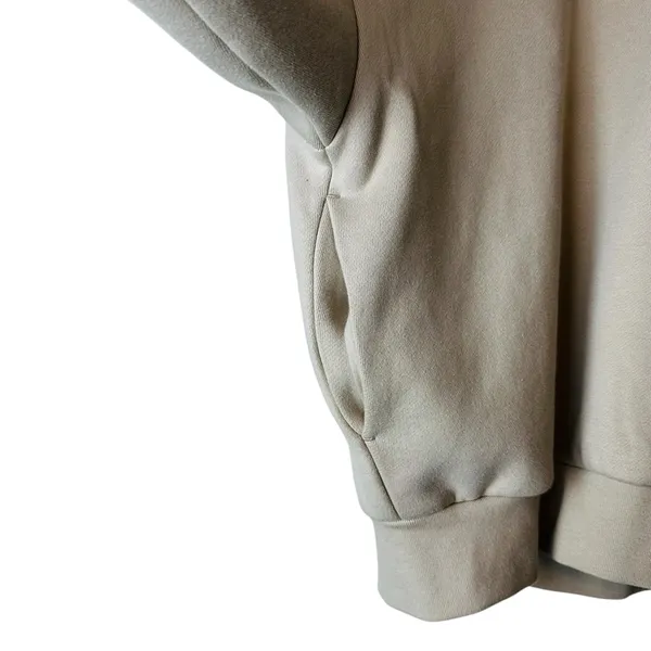 Fear of God Essentials Hoodie Sweatshirt Silver Cloud Relaxed Fir Casual - Image 4