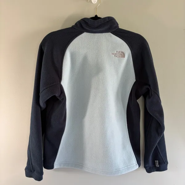The North Face Womens Full Zip Fleece Jacket‎ Blue Navy Mock Neck Small - Image 14
