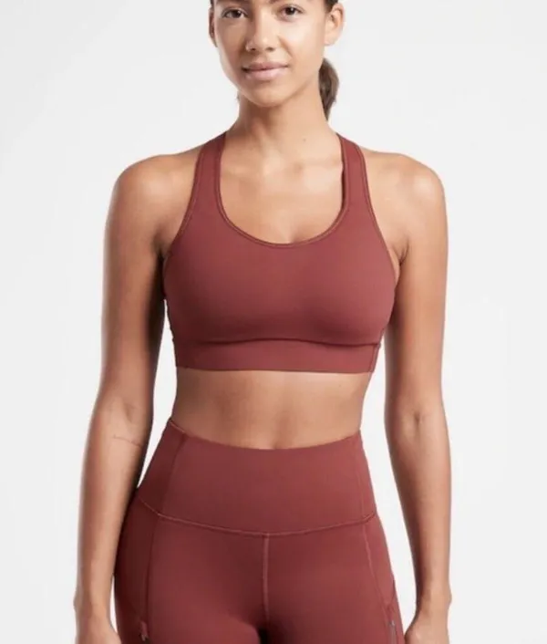 Athleta Hustle II Bra in Rust, Size 34B/C - Image 10