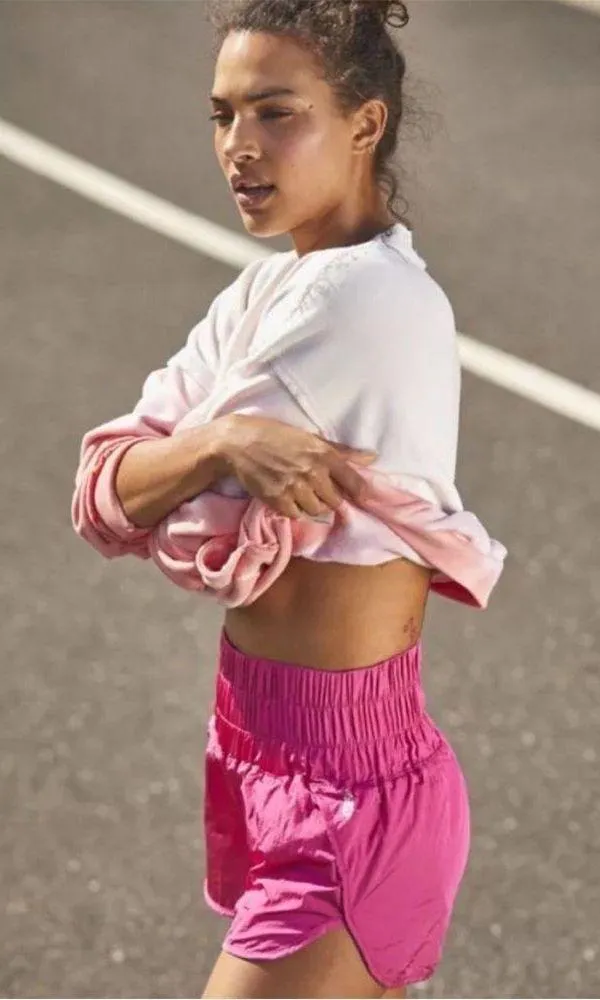 Free People FP Movement The Way Home Running Short High Rise pink L - Image 2