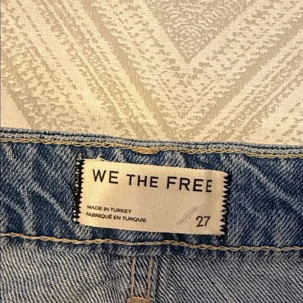 We The Free by Free People Wynne Denim Skirt Size 27 Light Indigo A-Line - Image 5