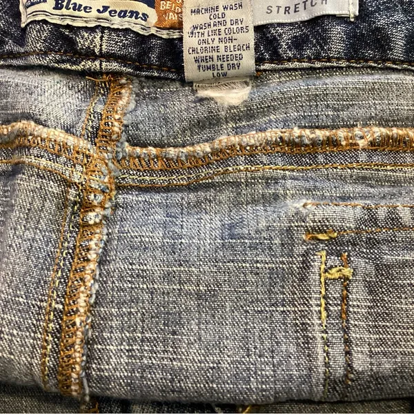 Old Navy Stretch Just Below The Waist Denim Jean Skirt Women Size 12 - Image 7