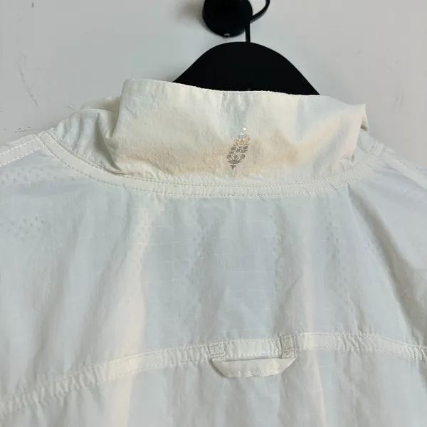 FREE PEOPLE Movement Track In Action Jacket in Ivory Combo Size Large - Image 8