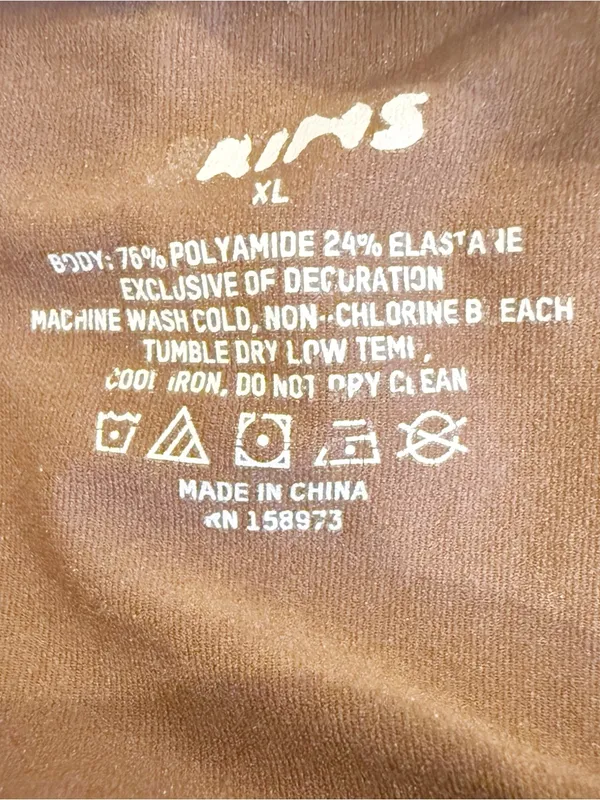 SKIMS Fits Everybody Short Sleeve Tee in Cocoa size XL Crewneck Brown - Image 6