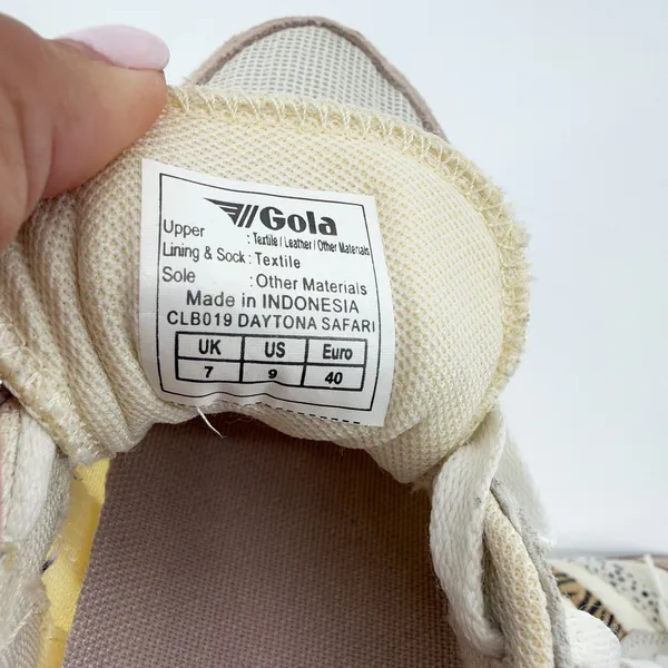 Gola Daytona Safari Sneakers Womens Size 9 US Suede Mesh Retro Running Shoes - Image 7