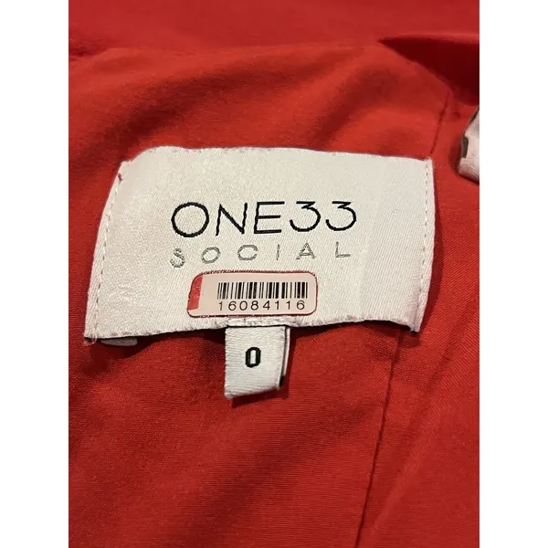 One33 Social Raspberry Gown Red Size 0 - Image 9
