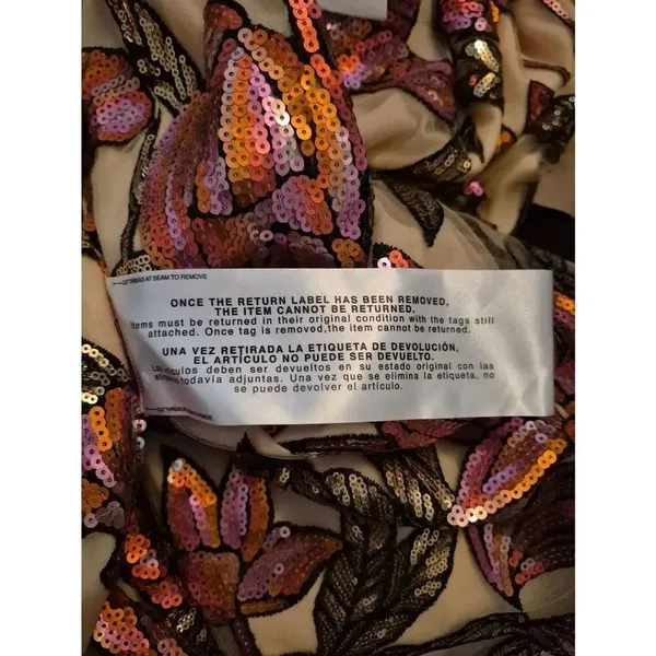 NWT Dress The Population DTP Blakely Floral Sequin Dress Size XS - Image 13