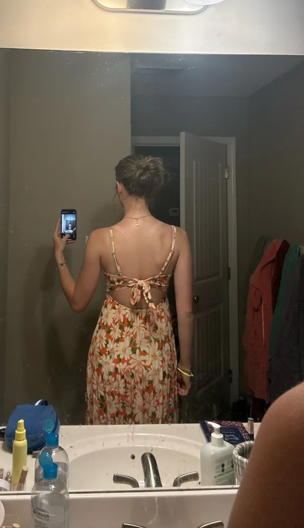 Boutique Floral Maxi Dress - Image 3