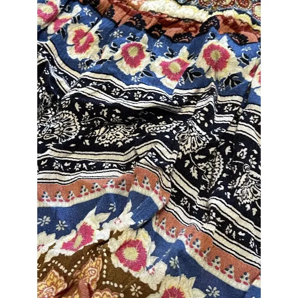 american eagle Size Small romper Spaghetti Straps Colorful‎ Boho Peasant Beach - Image 8