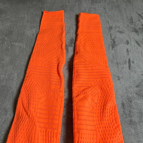 Free People Movement Ecology‎ Leggings Orange Mango Size Small Athleisure - Image 7
