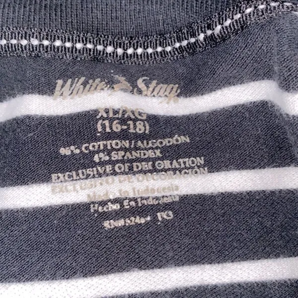 White Stag striped cotton polo shirt size XLarge - Image 6