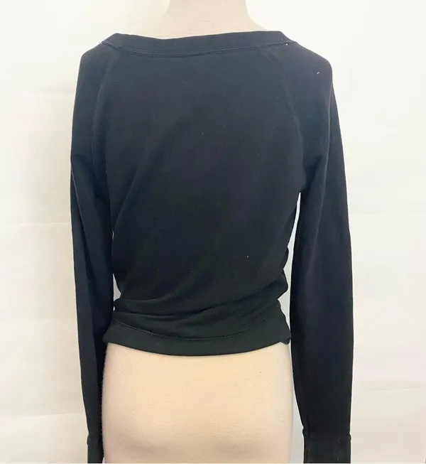 Victoria’s Secret PINK cheetah print graphic pink crewneck sweatshirt size med - Image 2