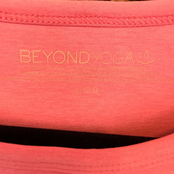 Beyond Yoga Spacedye Motivation Cropped Tank Pink SD4640 Womens Large NEW - Image 6