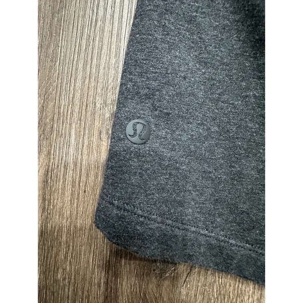 Lululemon Start‎ Anew Skirt Heathered Grey Cotton Elastane Ribbed Sides Size 2 - Image 3