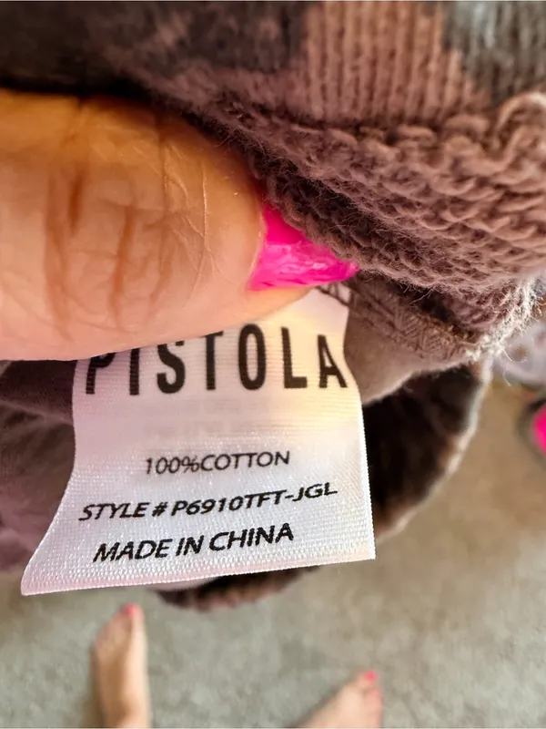 NWT Pistola Leopard Print Jogger Sweatpants Women’s Elastic Waist size large - Image 9