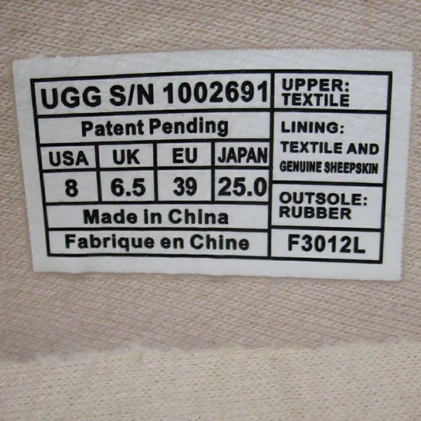 UGG Pink Print Slip on Shoes - Image 10