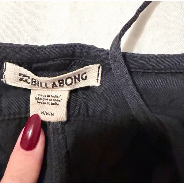 Billabong Wild Pursuit Romper with Pockets in Navy Blue - Image 6