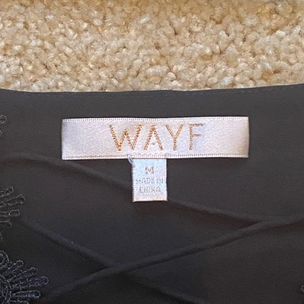 WAYF Posie Lace Crochet Trim Strappy Camisole - Image 7