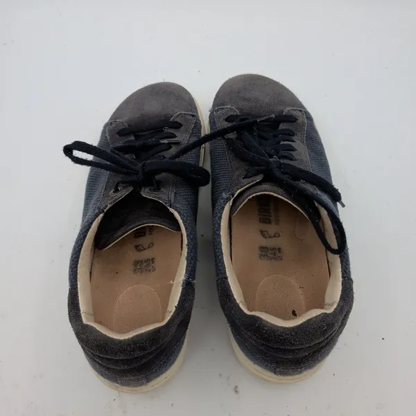 Birkenstock Bend Low Navy Blue Suede Textile Sneakers Womens 38 L7 M5 - Image 6