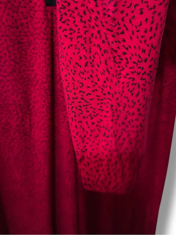Apt 9 | Intimates Pink & Black Lounge Sleep Long Sleeve Sleep Dress (size M) - Image 7