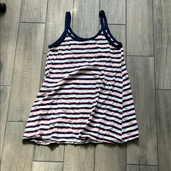 Universal Thread Striped Dress - Navy, Red, White - Image 3