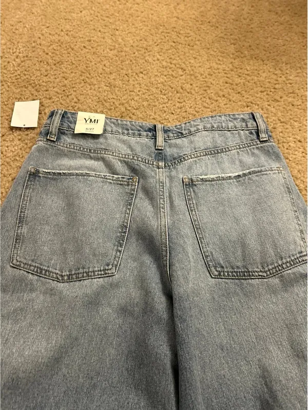 E293 5/27 baggy pants jeans extra wide comfy new unused - Image 5