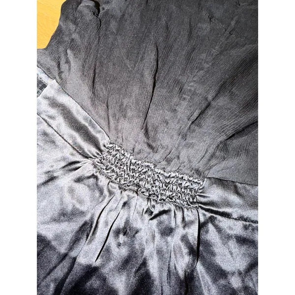NWT Intimissimi Silk Sleeveless Babydoll Top in Black Women's Medium - Image 9