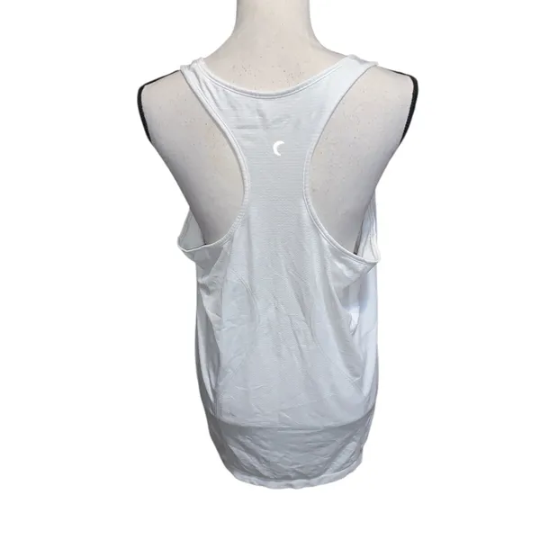 Zyia Active White Seamless Racerback Tank Top Stretchy Gym Workout Yoga - Image 4