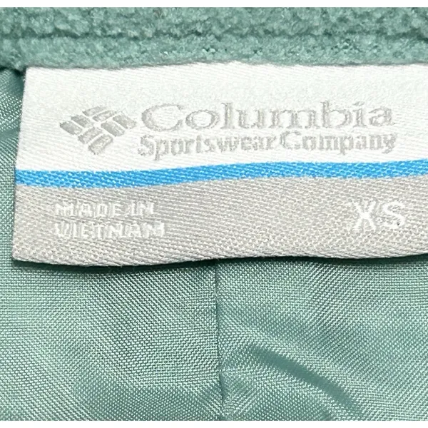 Columbia Mix It Around Vest Womens XS Teal Mint Green Quilted Fleece Omni-Shield - Image 13