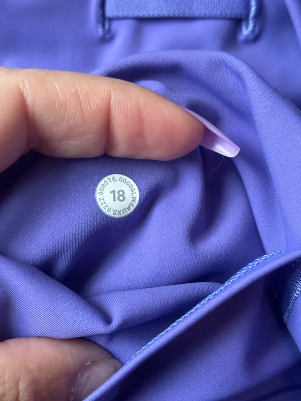 Lululemon Fast and Free High-Rise Crop 23" Size 18 - Charged Indigo - Image 5