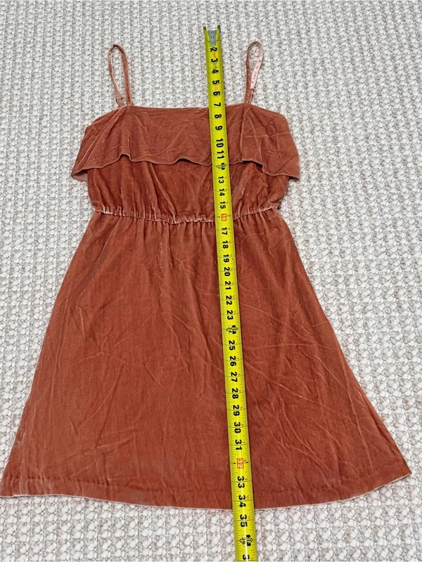 Alice + Olivia Alexis Ruffled Velvet Mini Dress size 4 - Image 5