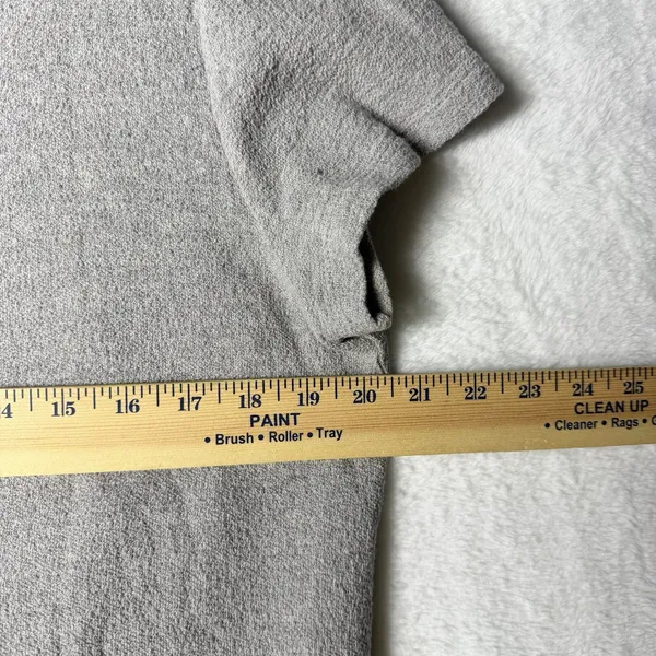 Madewell Modern Tie-front Tee 100% Cotton Gray Women’s Size L - Image 8