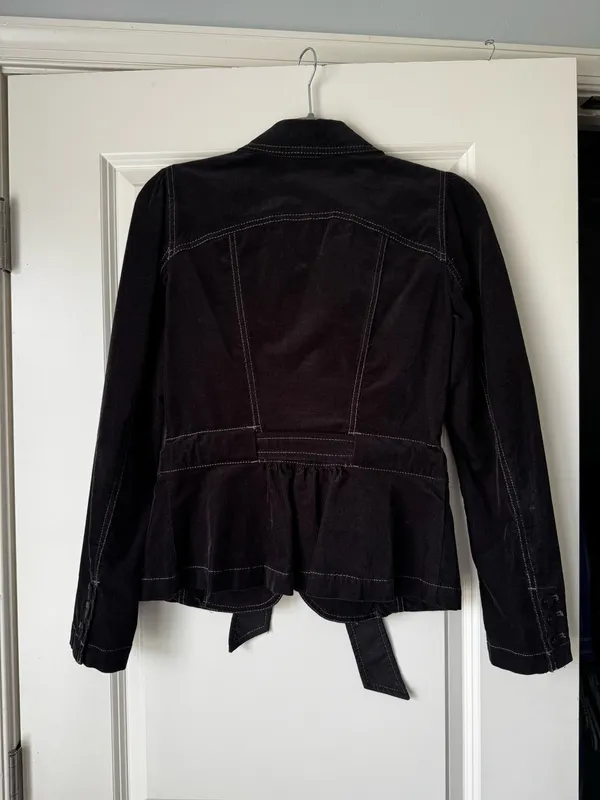 Ann Taylor Loft Corduroy Jacket Belted - Image 3