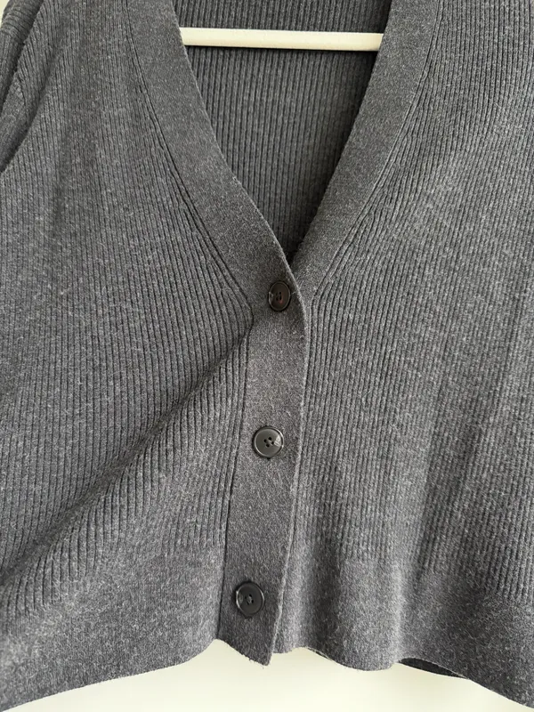 Uniqlo Ribbed Knit Cardigan - Image 2