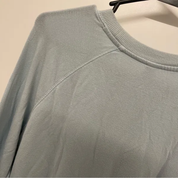Athleta Mindset Sweatshirt Ethereal Blue Long Sleeve Top - Image 7