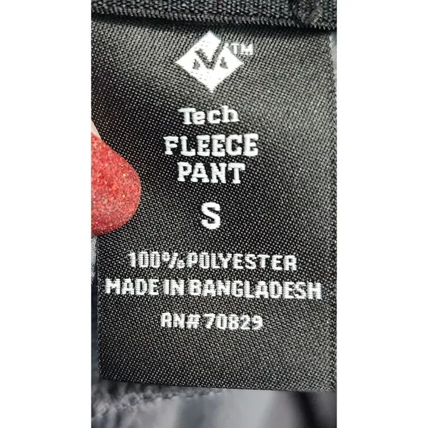 Athletic Works Womens Tech Fleece‎ Quick Dry Pants Charcoal Grey Size S - Image 4