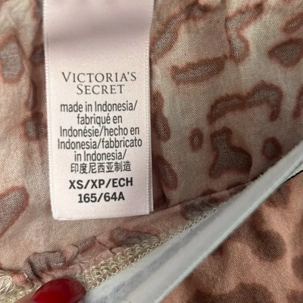 Victoria's Secret animal print boxer sleep shorts size XS - Image 4
