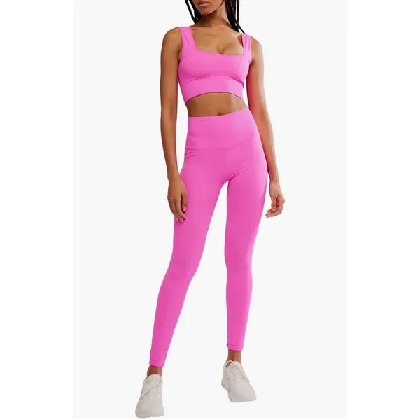 NEW Free People | FP Movement Good Karma High Rise‎ Leggings Fuchsia Flirt - Image 7